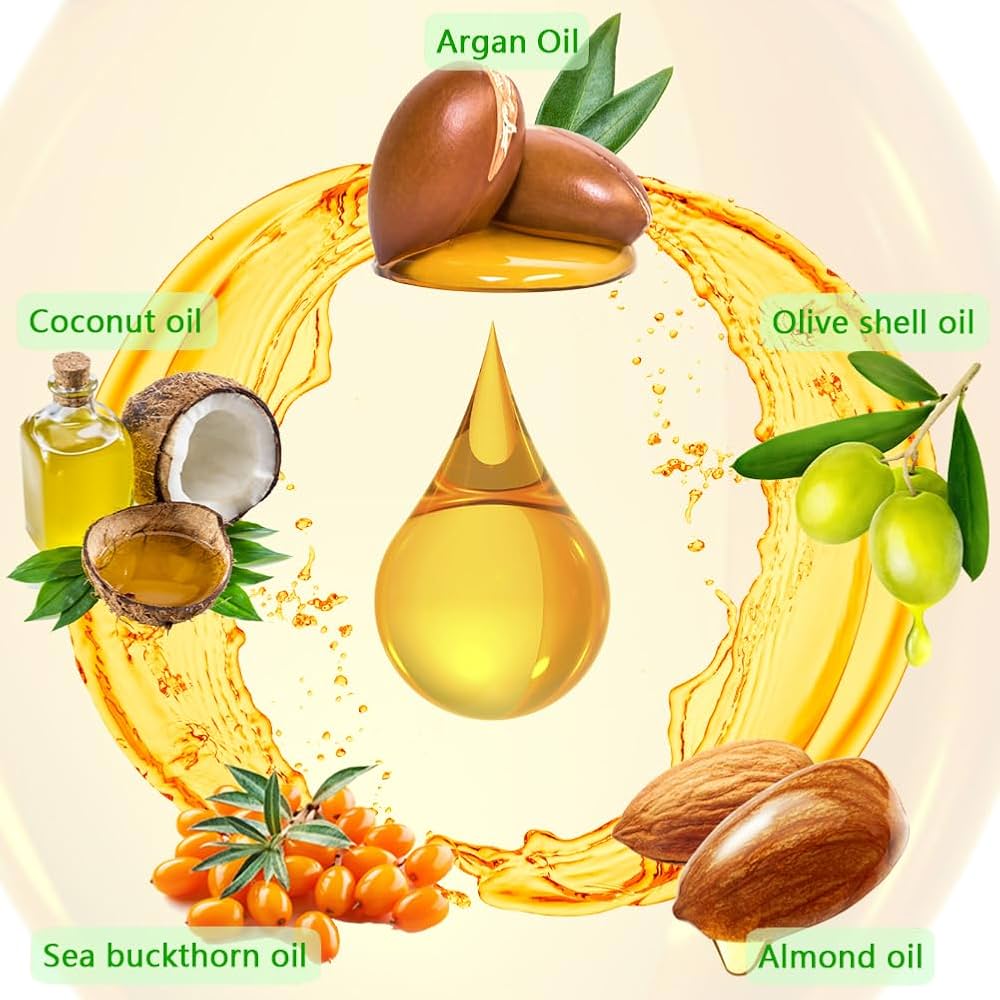 Aceite de argán Karsell- Tratamiento Para Cabello Seco Y Dañado 3en1